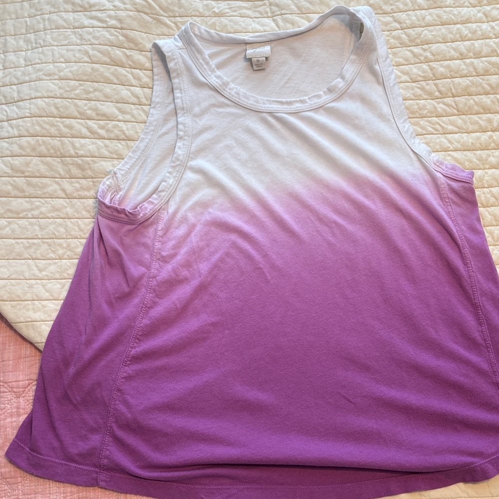 Gradient Purple Sleeveless Tank Top
